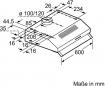 Preview: Bosch DUL63CC20 Serie 4 EEK: D Unterbauhaube, 60 cm breit, Ab-/Umluft, weiß