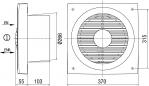 Preview: Maico EN 25 Wandeinbauventilator (810.308)