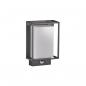 Preview: ARDEBO.de Nordlux Nestor Sensor Wandleuchte, 8 Watt, 550lm, 2700K, IP44, schwarz (49051503)