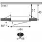 Preview: Paulmann LED Einbauleuchte Nova Plus Coin Basisset schwenkbar rund 84mm 50° Coin 3x6W 3x470lm 230V dimmbar 2700K, alu gedreht (93903)