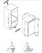 Preview: Amica EGS 16173 Einbau-Gefrierschrank, Nischenhöhe: 88 cm, 77 L, Schlepptür, 4 Schubladen, Eiswürfelbehälter, weiß