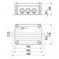 Preview: OBO Bettermann T100ED 06A FireBox T100 Kabelabzweigkasten, mit Einsteckdichtungen, Einzelklemmen (7205740)