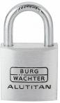 Preview: ARDEBO.de Burg Wächter 770 50 Alutitan Zylinder-Vorhangschloss, Aluminium (36100)