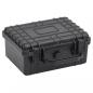 Preview: ARDEBO.de - Flugkoffer Tragbar Schwarz 24x19x11 cm PP