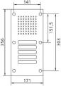 Preview: Siedle CL111-5B-02 Classic Türstation Audio 5fach In-Home, Edelstahl gebürstet (200042883-00)