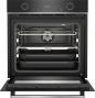 Preview: Beko BBVM13400XDS Einbaubackofen, 59,4 cm breit, 72 L, SteamShine, Soft-Close-Tür, Grillfunktion, Split Cook, schwarz