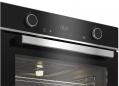 Preview: Beko BBVM13400XDS Einbaubackofen, 59,4 cm breit, 72 L, SteamShine, Soft-Close-Tür, Grillfunktion, Split Cook, schwarz