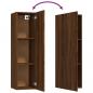 Preview: TV-Wandschrank Braun Eichen-Optik 30,5x30x110 cm