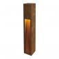 Preview: SLV RUSTY SLOT 80 Outdoor Standleuchte, LED, 3000K, stahl gerostet (233457)