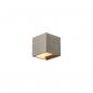 Preview: ARDEBO.de SLV SOLID CUBE Wandleuchte, QT14, schwarzer Sandstein, max. 25W (1000911)