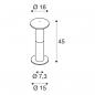 Preview: SLV ALPA MUSHROOM 45, Outdoor Standleuchte TC-(D,H,T,Q)SE IP55, Ø/H 16/40 cm, max. 24W, steingrau (228935)