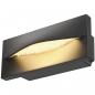 Preview: ARDEBO.de SLV ADI, Outdoor Wandeinbauleuchte, LED, 3000K, IP55, 15,4W, anthrazit (233635)