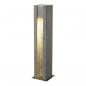 Preview: ARDEBO.de SLV Arrock Slot Outdoor Granit Standleuchte, LED GU10 51 mm, IP44 , eckig, 4W LED, grau (231440)