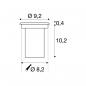 Preview: SLV DASAR 920 Outdoor LED Bodeneinbauleuchte, 3000K, rund, IP67, Blende edelstahl gebürstet, 230V (233520)