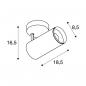 Preview: SLV NUMINOS SPOT DALI M, Indoor, LED, Deckenaufbauleuchte, 3000K 60°, weiß/schwarz (1004496)