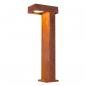 Preview: SLV RUSTY PATHLIGHT 70 LED Outdoor Stehleuchte, IP55, 8,8W, 470lm, 3000K, HxBxT 700x250x150mm, rostfarben (1006347)