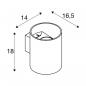 Preview: SLV RUSTY UP/DOWN Outdoor LED Wandaufbauleuchte, rund, CCT switch 3000/4000K, rost (1004651)