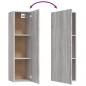 Preview: TV-Wandschrank Grau Sonoma 30,5x30x110 cm