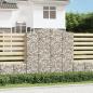 Preview: ARDEBO.de - Gabionen mit Hochbogen 2 Stk. 200x50x200/220cm Verzinktes Eisen