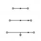 Preview: WAGO Kontakttechnik Dreistockklemme Schutzleiter-/Durchgangs-/Durchgangsklemme 2.5 mm² grün-gelb/blau/grau (40 ST)