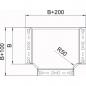 Preview: OBO Bettermann T-Abzweigstück mit Schnellverbindung 60x100, St, FS