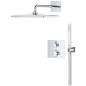 Preview: GROHE Precision Thermostat Duschsystem, Quickfix, Unterputz, mit Vitalio Rain Mono 310 Cube, chrom (34881000)