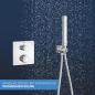 Preview: GROHE Precision Thermostat Duschsystem, Quickfix, Unterputz, mit Vitalio Rain Mono 310 Cube, chrom (34881000)