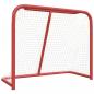 Preview: Hockey-Tor Rot und Weiß 183x71x122 cm Polyester