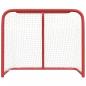 Preview: Hockey-Tor Rot und Weiß 183x71x122 cm Polyester