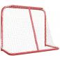 Preview: Hockey-Tor Rot und Weiß 183x71x122 cm Polyester