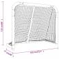 Preview: Hockey-Tor Rot und Weiß 183x71x122 cm Polyester