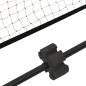Preview: Tennisnetz Schwarz und Rot 500x100x87 cm Polyester
