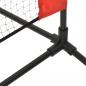 Preview: Tennisnetz Schwarz und Rot 400x100x87 cm Polyester