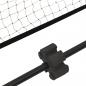 Preview: Tennisnetz Schwarz und Rot 400x100x87 cm Polyester