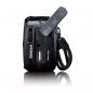 Preview: Portable wind-up emergency radio flashlight and power bank in one - Black