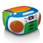 Preview: Tragbares Radio mit CD und Kassette Kids Multi Colour