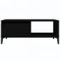 Preview: Couchtisch Schwarz 90x50x36,5 cm Holzwerkstoff