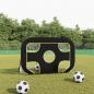 Preview: ARDEBO.de - Fußballtor mit Torwand 120x80x80 cm Polyester