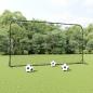 Preview: ARDEBO.de - Fußball-Rebounder Schwarz 366x90x183 cm HDPE