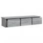 Preview: Wandschrank Grau Sonoma 88x26x18,5 cm Holzwerkstoff