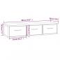 Preview: Wandschrank Grau Sonoma 88x26x18,5 cm Holzwerkstoff