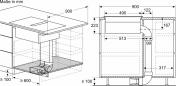 Preview: Siemens ED611BS16E iQ300 Induktionskochfeld mit Dunstabzug, 60cm breit, Rahmenlos aufliegend, schwarz