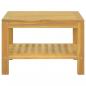 Preview: Couchtisch 60x60x40 cm Massivholz Teak