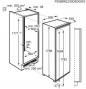 Preview: AEG ABE818E6NC Einbau Gefrierschrank, Nischenhöhe 178 cm, 204 L, NoFrost, Festtürtechnik, Frostmatic, weiß