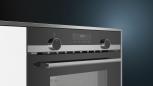 Preview: Siemens CM585AGS1 iQ500 Einbau Mikrowelle, 900 W, 44L, 454x594x570mm, cookControl15, Heißluft, Edelstahl