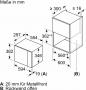 Preview: Siemens BF525LMB1 iQ500, Einbau-Mikrowelle, 800 W, 20L, 382x594x317mm, cookControl7, touchControl, schwarz/Edelstahl