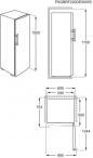 Preview: AEG AGB332E2NW Stand Gefrierschrank, 59,5 cm breit, 226 L, NoFrost, Frostmatic, weiß