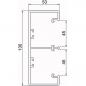 Preview: ARDEBO.de - Geräteeinbaukanal Rapid 45-2 2-zügig 53x130x2000, PVC, reinweiß, RAL 9010