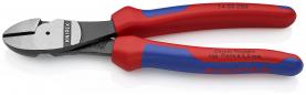 Preview: Knipex Kraft-Seitenschneider mit Mehrkomponenten-Hüllen 200 mm