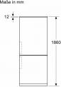 Preview: Siemens KG36NXXBF iQ300 Stand Kühl-Gefrierkombination, 60cm breit, 321 L, noFrost, multiAirflow-System, dimLigh, gebürsteter schwarzer Stahl AntiFingerprint